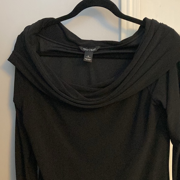 Black long sleeve dress size Large great condition - Picture 2 of 4
